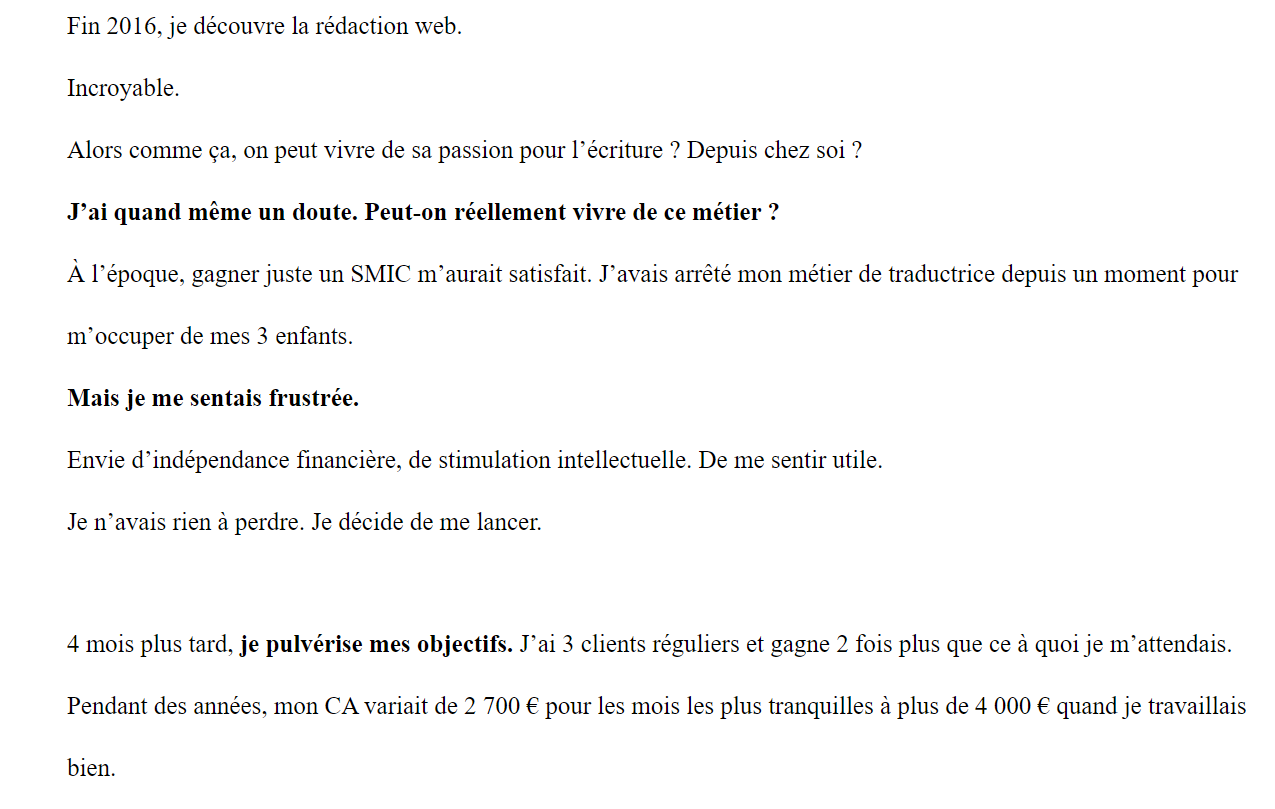 créer page de vente